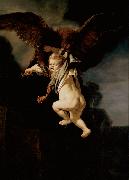 REMBRANDT Harmenszoon van Rijn The rape of Ganymede (mk33) USA oil painting reproduction